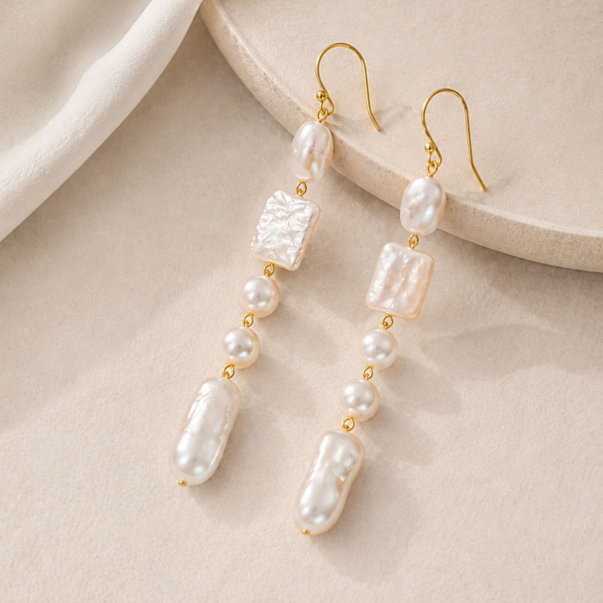 Freshwater Pearl Drop Necklace Set - MIX , MATCH OR SET! - Image 2