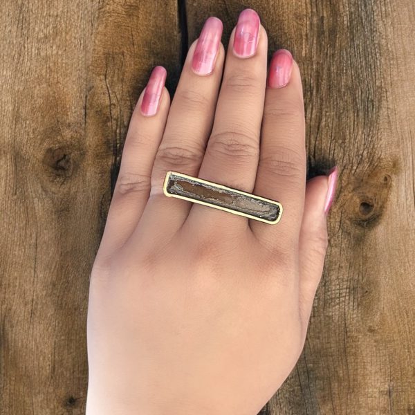 Glided Glimmer Finger Ring