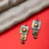 Hammered Danglers Earrings