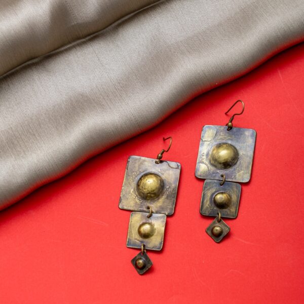 Hammered Danglers Earrings