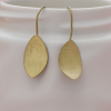 Brushed Brass Petals Earrings - Image 2