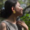 Ethnic Earrings - Lotus Blossom - Image 2