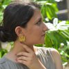 Ethnic Earrings - Lotus Blossom